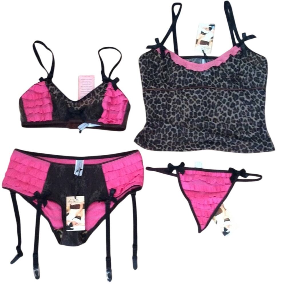 NWT G-String Lucy B Pink Cheetah G String Thong